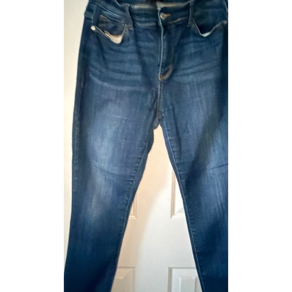 Judy Blue Skinny Jeans Womens 15/32 Dark Wash Raw‎ Hem JB82201DK-CO Excellent